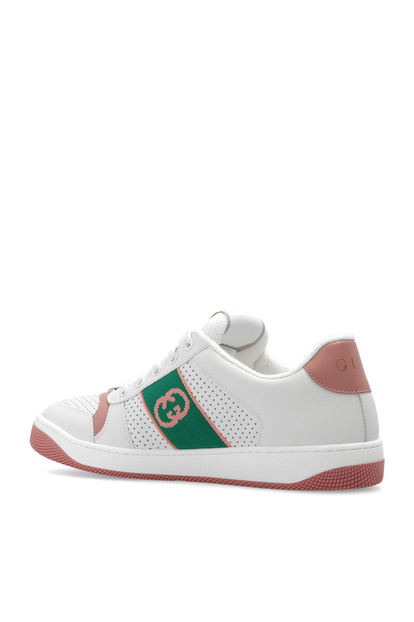 スニーカー GUCCI SNEAKER (832918AAEZM 9067) Women's Gucci Re-Motion sneaker in white GG nylon | GUCCI® US